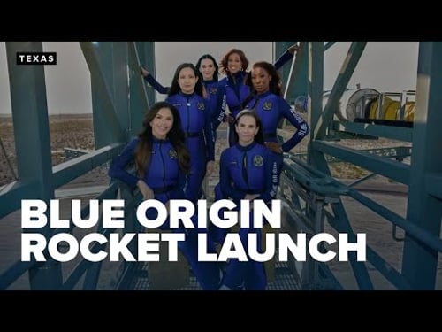 FULL: Blue Origin launches Katy Perry, Gayle King, all-female celebrity crew into space