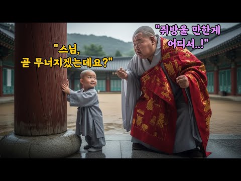 ""스님, 곧 무너지겠네요" 사찰의 모든 비밀을 꿰뚫어 본 동자승의 소름 돋는 한마디, 모든 걸 아는 아이를 감금한 큰스님의 끔찍한 최후."