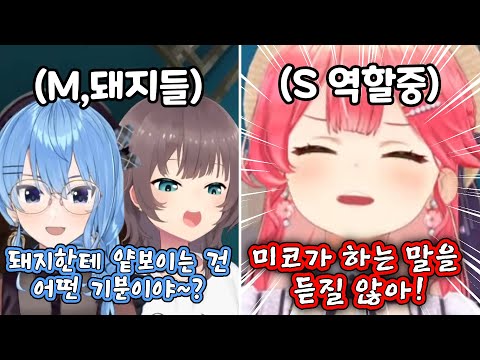 Master Miko is attacked by pigs [HoloLive/Sakura Miko/Natsuiro Matsuri/Hoshimachi Suisei/Tokoyami...