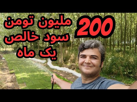کسب درآمد/ فقط در یک ماه در صد متر زمین 200ملیون سود خالص داشتم بدونه گلخانه و سرمایه