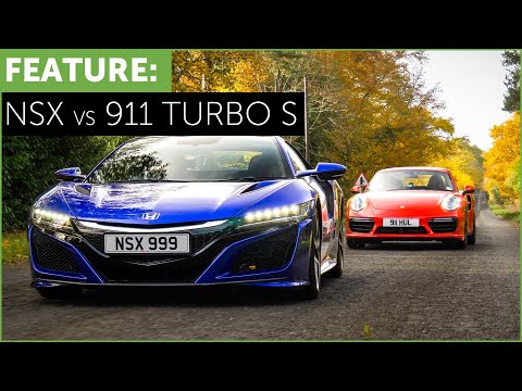 Porsche 911 Turbo S vs Honda-Acura NSX with Tiff Needell