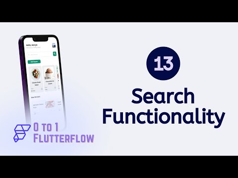 Ch.13 | 0 to 1 Flutterflow: Building a Search Functionality
