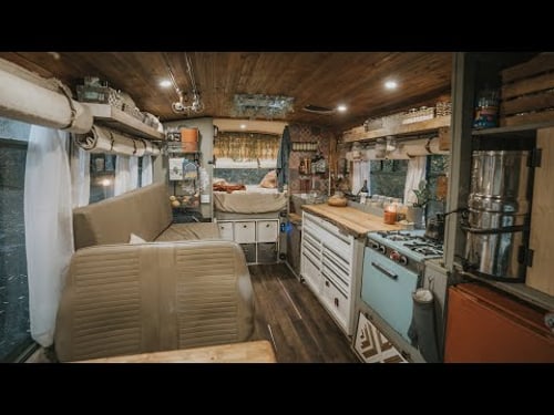 Shuttle Bus Conversion Tiny Home Tour (Built in Just 6 Months)