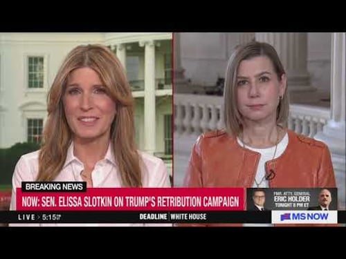 MS NOW: Slotkin talks about the latest on the war in Iran