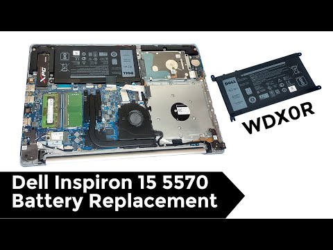 Dell Inspiron 15 5570 Battery Replacement WDX0R