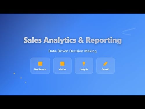 Sales Analytics & Reporting: Data-Driven Decisions
