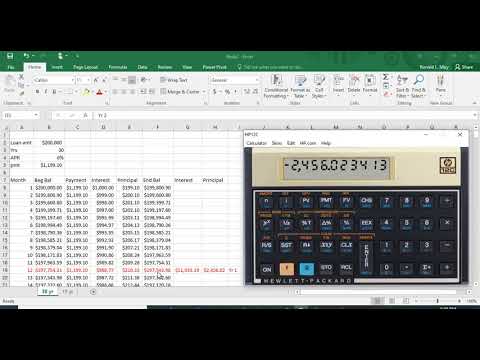 Loan Amortization on HP 12c