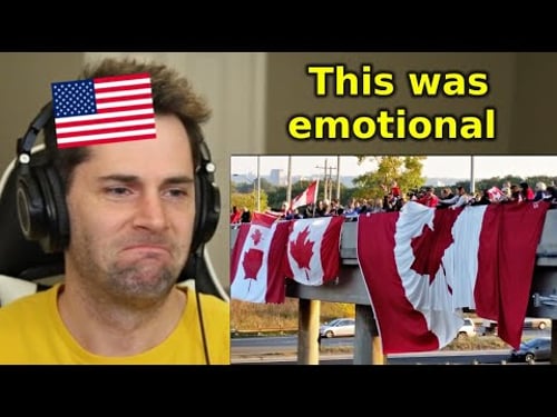 American Reacts to Canada's "Highway of Heroes"