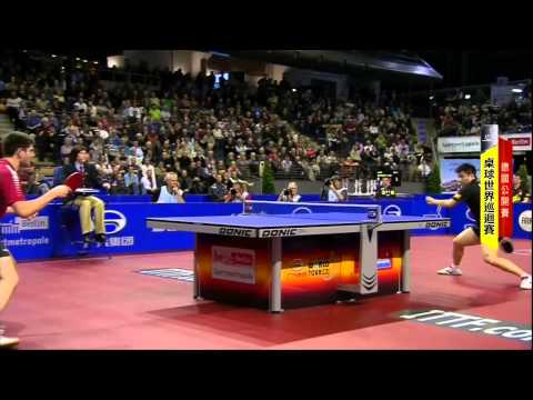 2013 11 17 德國公開賽 男子單 打 (決賽)冠軍賽 樊振東與迪米特里Ovtcharov