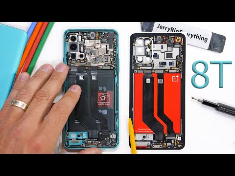 Oneplus 8T Teardown! - Are there really TWO batteries?