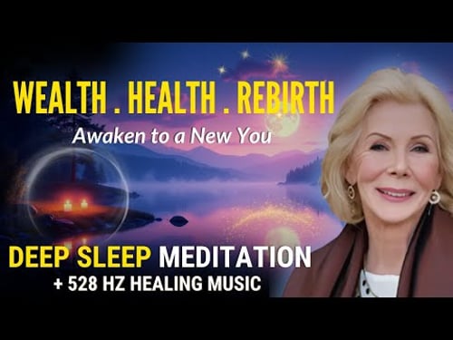 Sleep Meditation for Wealth & Health | Louise Hay Affirmations | Deep Healing