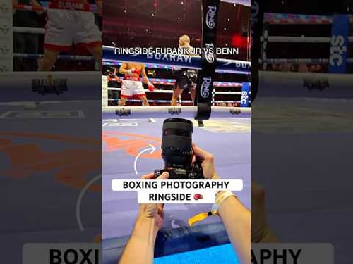 CRAZY Boxing Photography ringside! ๐ฅ Eubank Jr Vs Benn