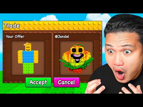 Trading From Noobini To ADMIN Brainrot in 24 Hours- Plant Vs Brainrot