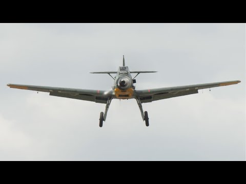 Restored Messerschmitt Bf-109 E4 "Rote 12" - First Flight Demonstration