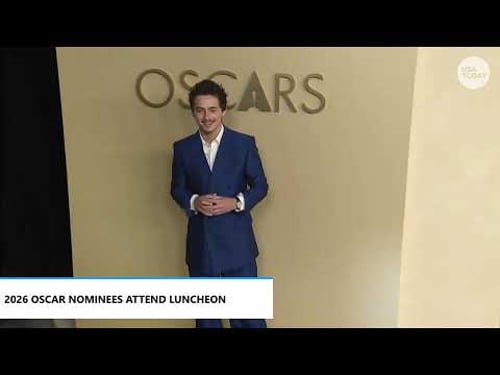 Timothée Chalamet sports new hairstyle at 2026 Oscars Nominee Luncheon