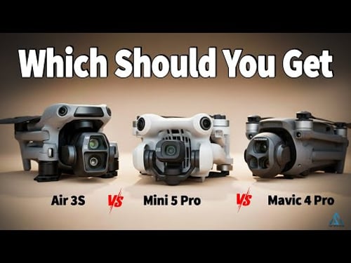 DJI Mini 5 Pro vs Air 3S vs Mavic 4 Pro — Ultimate DJI Comparison 2026!