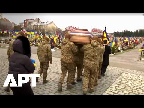 Ukraine’s War Toll Grows: Lviv Runs Out of Military Burial Space | Heartbreaking Soldier Funerals