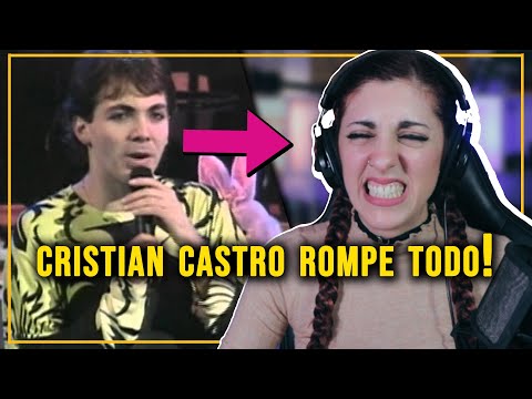 CRISTIAN CASTRO - Solo | De sus mejores presentaciones? | Vocal Coach Análisis Reacción