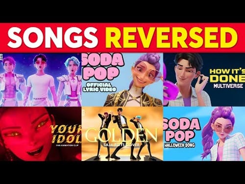 Guess the Kpop Demon Hunters Songs BUT REVERSED | Soda Pop Female Cover, Your Idol Huntrix