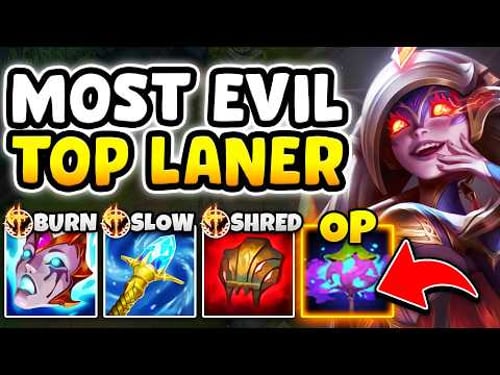 I played the most diabolical top laner in League of Legends... (THIS IS JUST EVIL)