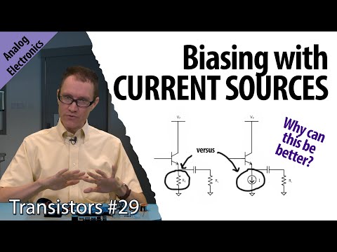Biasing transistors with current sources (29-Transistors)