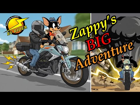 Cartoon: EV Rider & Zappy's Solar Adventure