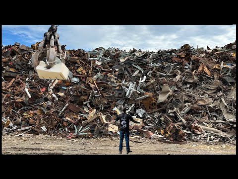 1 Tonne Scrap Yard Run & Street Scrapping - ASMR Metal Melting - BigStackD Bulk Bars - Golden Bronze