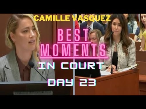 Johnny Depps Lawyer Camille Vasquez Highlights In Court Day 23