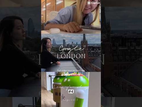 London Office Tour π¬π§ Post-It Arts, Glass Elevator & UK Charm #officetour #googleoffice #london