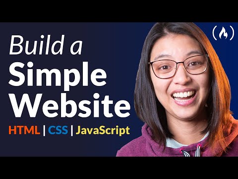 Build a Simple Website with HTML, CSS, JavaScript ā Course for Beginners
