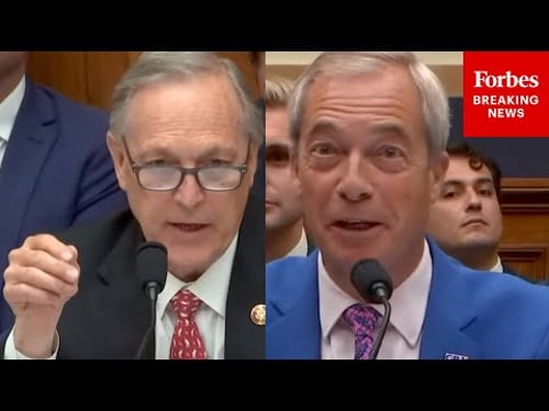 Andy Biggs Asks Nigel Farage: 'What Happened To The Great Countries Of The West' On Free Speech?