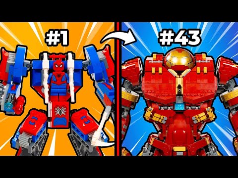 I Built EVERY LEGO Marvel Mech EVER Made