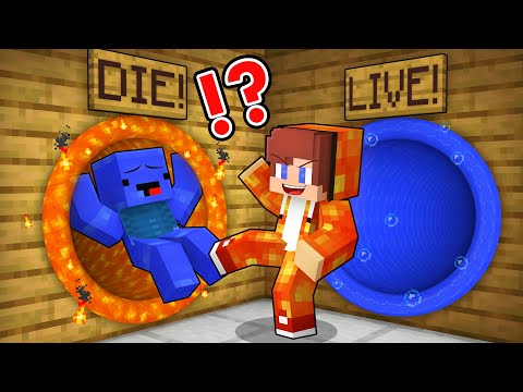 Mikey and JJ CHOOSE the right ELEMENTAL SLIDE in Minecraft (Maizen)