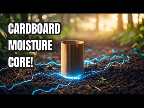 The Cardboard Core Trick That Keeps Beds Moist All Season