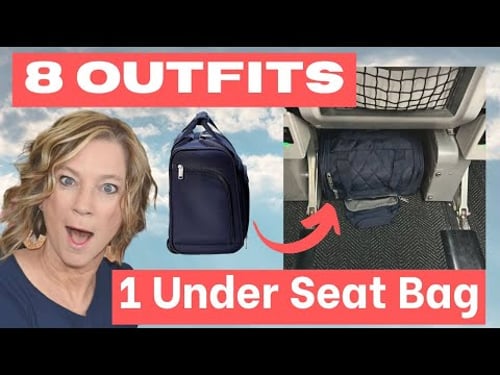 Under the Seat Bag Packing Hacks With 8 Outfits