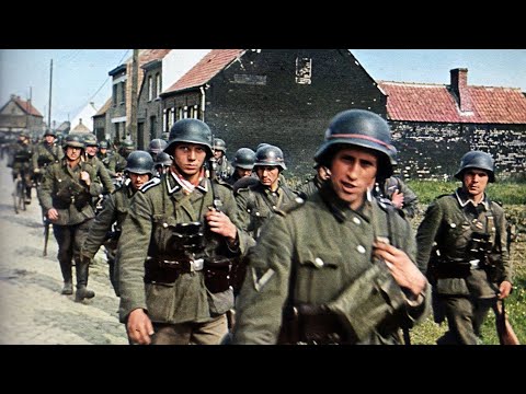 Battle of Dunkirk. Unique newsreel (FULL HD)