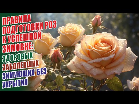 RULES FOR PREPARING ROSES FOR SUCCESSFUL WINTERING: HEALTHY, DISEASED, AND WINTERING WITHOUT COVE...