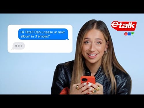 Tate McRae Texts Her Fans | Etalk