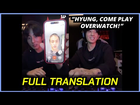 BTS Jungkook and Jin Overwatch Gameplay Live (Full Translation and Reaction)