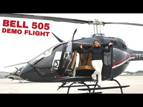 I GOT TO FLY the BELL 505 Jet Ranger X !! - Demo Flight with a Test Pilot