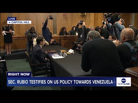 LIVE: Secretary Rubio testifies before Senate committee on U.S. policy towards Venezuela