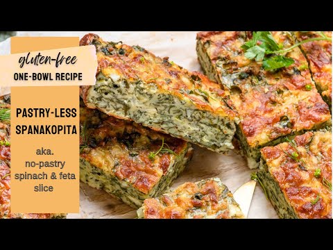 Pastryless Spanakopita, Gluten-Free (No Pastry)