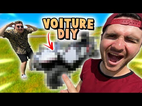 ON A CONSTRUIT UNE VOITURE DIY ! (j'ai failli mourir en la conduisant)