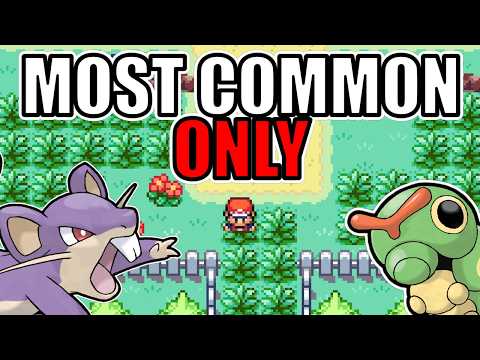 Beating Pokémon LeafGreen with the Most Common Walking Encounters