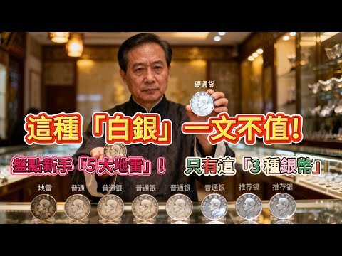 這種「白銀」一文不值!盤點新手囤銀最容易踩的「5 大地雷」!銀樓老闆實話實說:只有這「3 種銀幣」才是真正的戰時硬通貨!