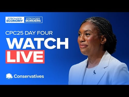 LIVE: Kemi Badenoch's Keynote Speech at Conservative Party Conference 2025