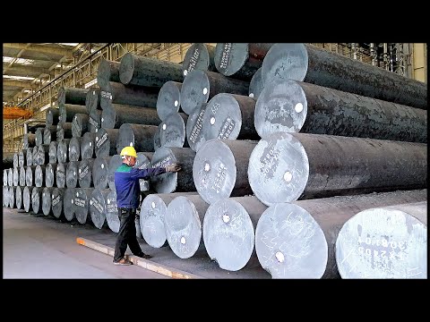 Amazing Scale! Process of Making Steel Ingots with Metal Scrap. Impressive Factory!