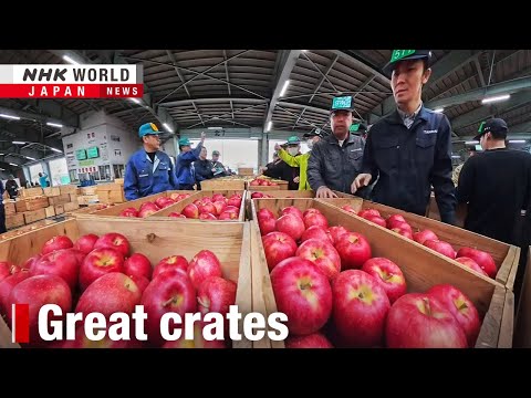 Wooden apple crates get new lease on lifeーNHK WORLD-JAPAN NEWS