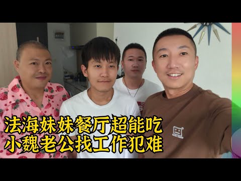 小魏帅气老公在京找工作犯难,法海妹妹胡吃海塞胃口真好,京城四人组,有欢乐也有忧愁【北同】