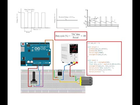 PWM Basics and Application, Controlling the Speed of DC Motor